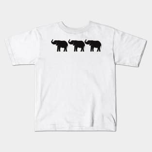 3 Elephants Kids T-Shirt